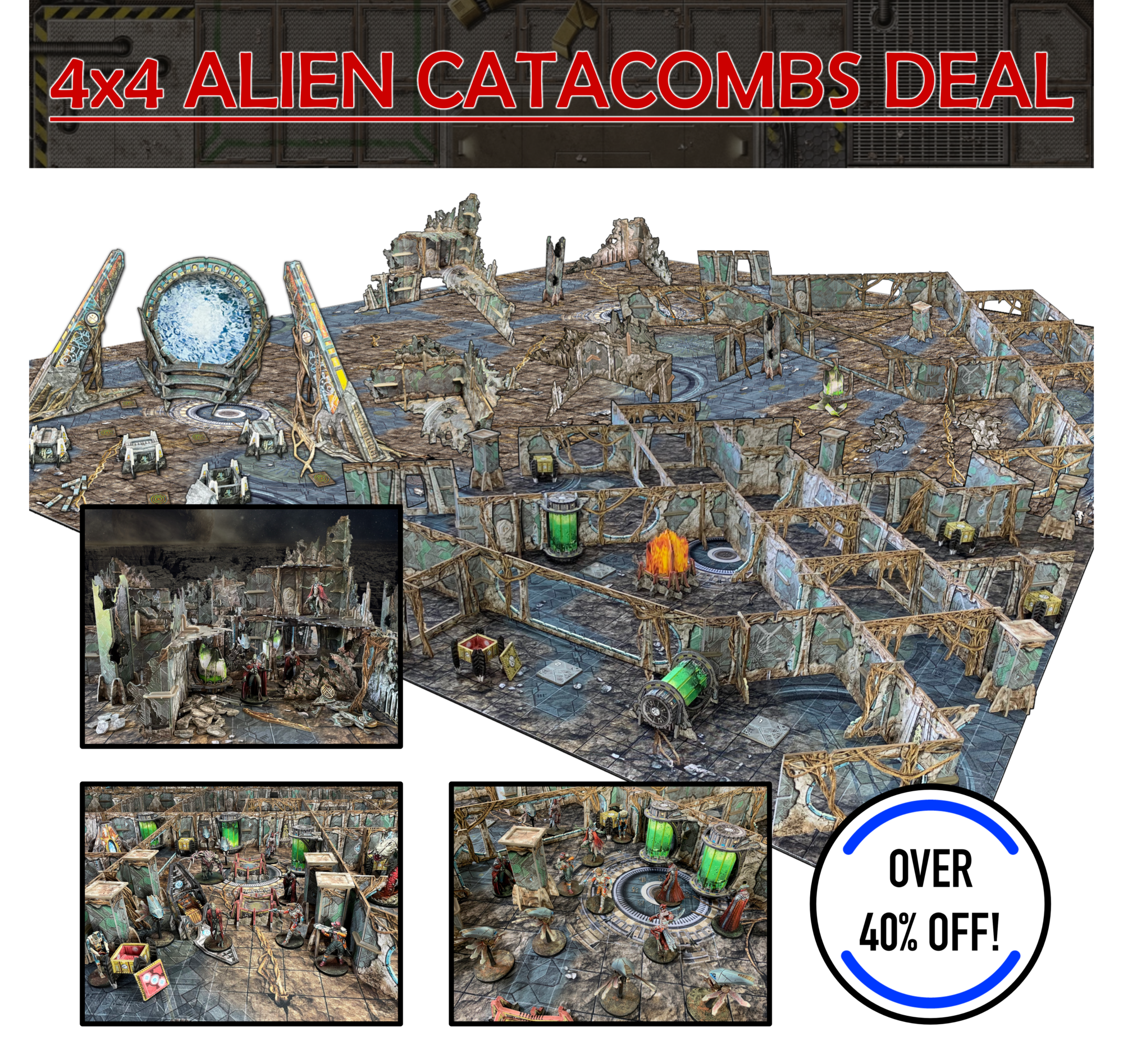 Modular Sci-Fi Terrain - Compatible with Warhammer 40K | Battle Systems