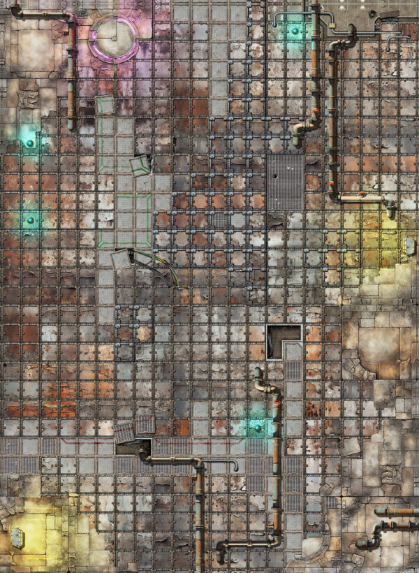 Gothic Cityscape Gaming Mat