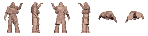 Black Star Rising – Sci-fi Civilian STL Pack