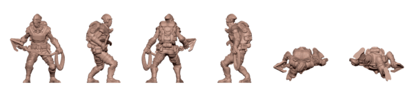 Shift Change at MegaCorp – Sci-Fi Civilian STL Pack