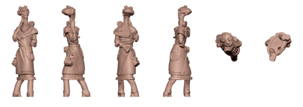 Shift Change at MegaCorp – Sci-Fi Civilian STL Pack