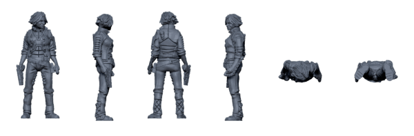 Crew of the Poseidon – Sci-Fi Mercenary STL Pack