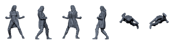 Crew of the Cygnus – Sci-Fi Mercenary STL Pack