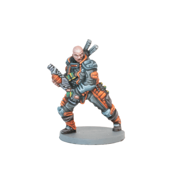 Teelac, Human Captain – Sci-Fi Mercenary STL