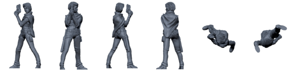 Crew of the Ion Hope – Sci-Fi Mercenary STL Pack