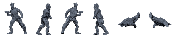 Hobb, Human Gangster – Sci-Fi Mercenary STL