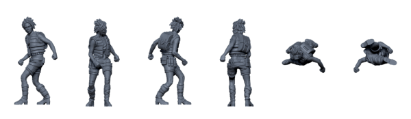 Citizens of the Perseus Arm – Sci-Fi Civilian STL Pack