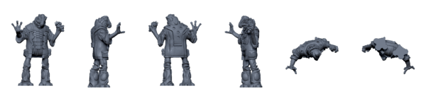 Citizens of the Perseus Arm – Sci-Fi Civilian STL Pack