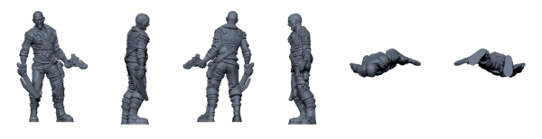 Shootout at Zed’s – Sci-Fi Gang War STL Pack