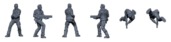 Thoman, Human Soldier – Sci-Fi Mercenary STL