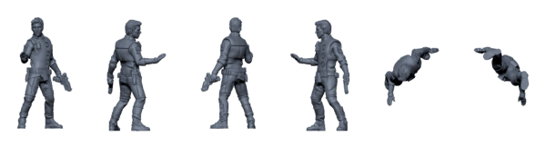 Tirgarde, Human Soldier – Sci-Fi Mercenary STL