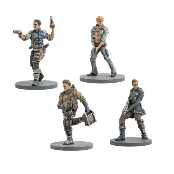 Crew of the Black Maria – Sci-Fi Mercenary STL Pack