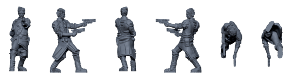 Crew of the Yamato – Sci-Fi Mercenary STL Pack