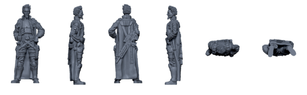 Shootout at Zed’s – Sci-Fi Gang War STL Pack