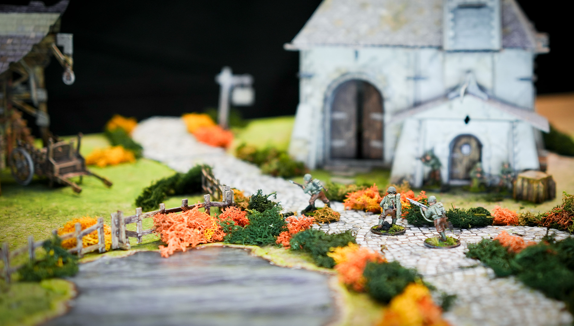 Firefights on fantasy terrain