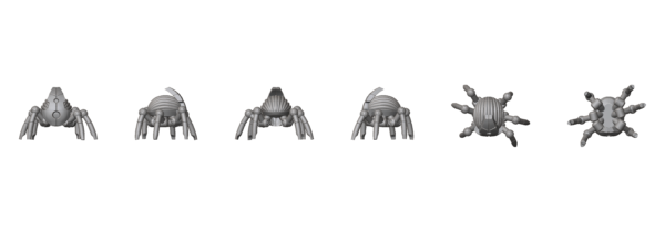 Purge Spider – Sci-Fi Robot STL