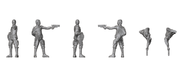 Zool, Galactic Corps Director – Sci-Fi Police STL