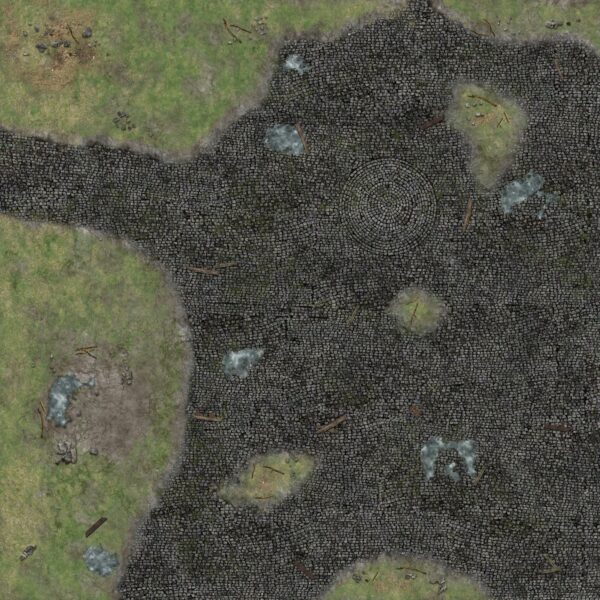 Cobbled Outskirts Gaming Mat