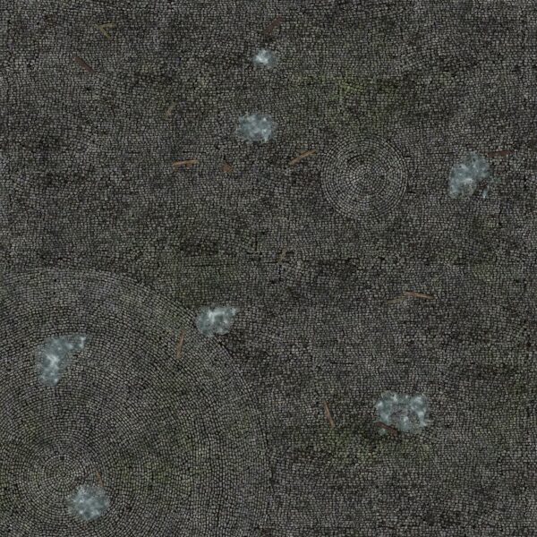 Cobbled Plaza Gaming Mat