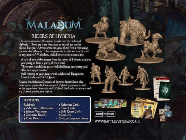 Maladum Riders of Hyberia Expansion
